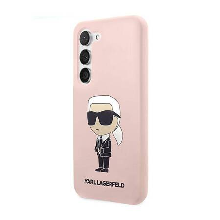 Karl Lagerfeld Silicone NFT Ikonik - Case for Samsung Galaxy S23 (Pink)