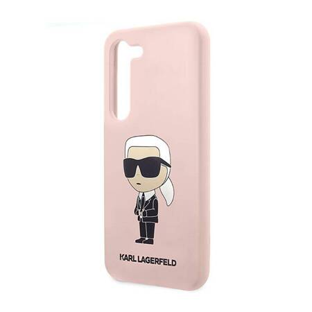 Karl Lagerfeld Silicone NFT Ikonik - Case for Samsung Galaxy S23 (Pink)