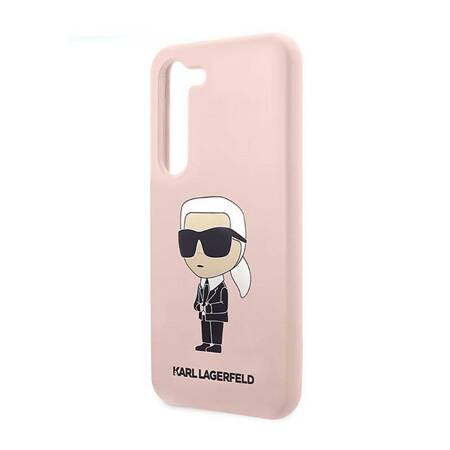 Karl Lagerfeld Silicone NFT Ikonik - Case for Samsung Galaxy S23+ (Pink)