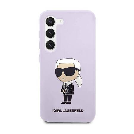 Karl Lagerfeld Silicone NFT Ikonik - Case for Samsung Galaxy S23 (Purple)