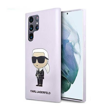 Karl Lagerfeld Silicone NFT Ikonik - Case for Samsung Galaxy S23 Ultra (Purple)