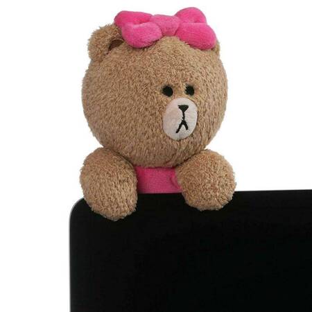 Line Friends - Mastkotka Choco Bear with a bow