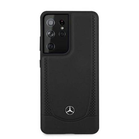 Mercedes Leather Urban Line - Case for Samsung Galaxy S21 Ultra (black)