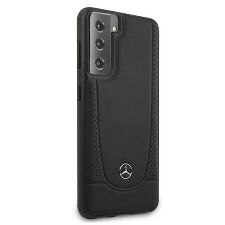 Mercedes Leather Urban Line - Case for Samsung Galaxy S21 (black)