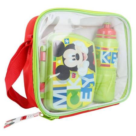 Mickey Mouse - Breakfast / Lunchbox Set + water bottle 530 ml in a bag