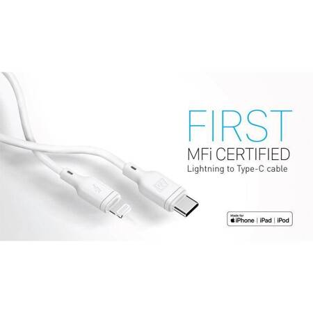 Momax Zero Lighting to USB-C PD Cable 1.2 m (White)