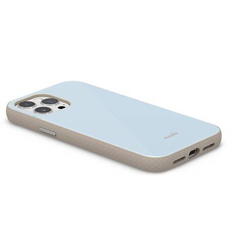 Moshi iGlaze - Premium Hybrid Case for iPhone 13 Pro Max (SnapTo system) (Adriatic Blue)