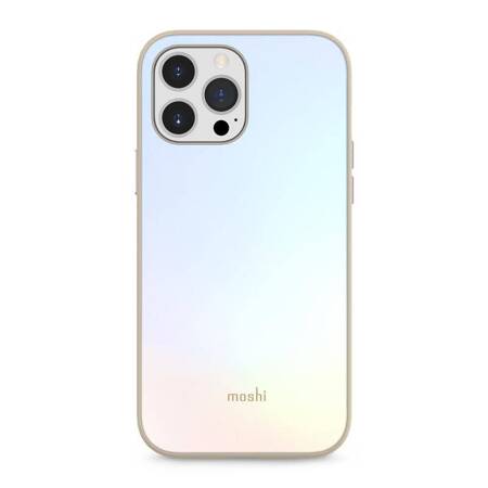 Moshi iGlaze - Premium Hybrid Case for iPhone 13 Pro Max (SnapTo system) (Astral Silver)
