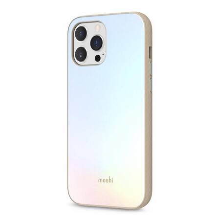 Moshi iGlaze - Premium Hybrid Case for iPhone 13 Pro Max (SnapTo system) (Astral Silver)