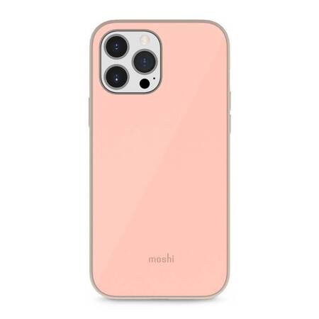 Moshi iGlaze - Premium Hybrid Case for iPhone 13 Pro Max (SnapTo system) (Dahlia Pink)