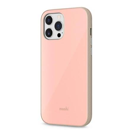 Moshi iGlaze - Premium Hybrid Case for iPhone 13 Pro Max (SnapTo system) (Dahlia Pink)