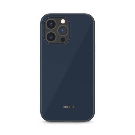 Moshi iGlaze - Premium Hybrid Case for iPhone 13 Pro (SnapTo system) (Slate Blue)