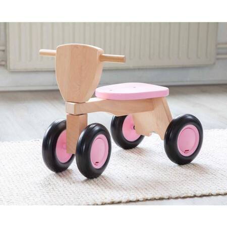 New Classic Toys - Wooden bicycle balance pink