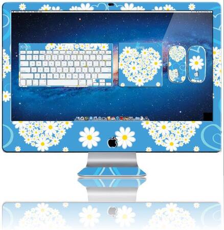 Nexgen Skins with 3D effect for iMac 27 (Hearts and Daisies 3D)