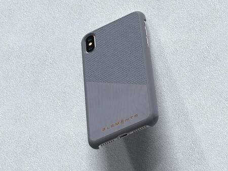Nordic Elements Original Hel - Case for iPhone Xs Max with real maple wood (Mid Grey)