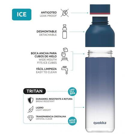 Quokka Ice Kids with strap  - Tritan bottle 430 ml (Birds)