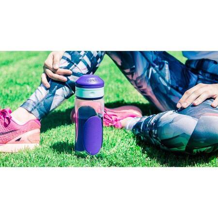 Quokka Splash – Sport water bottle, pop open lid, dual anti-slip grip 730 ml  (Aqua Violet)