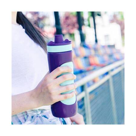 Quokka Sweat – Portable, leak-proof sport bottle 680 ml (Mango Tango)