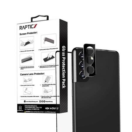 Raptic Glass 2 in 1 bunle Kit for Samsung Galaxy S22+ (Screen protector + Camera Lens protector)