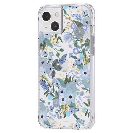 Rifle Paper Clear - Case for iPhone 14 Plus (Garden Party Blue)