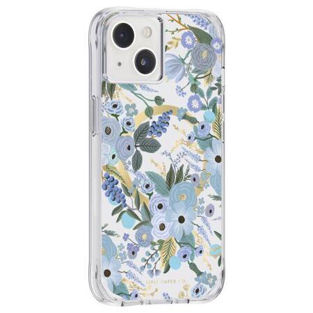 Rifle Paper Clear MagSafe - Case for iPhone 14 (Garden Party Blue)