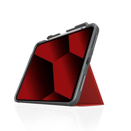 STM Dux Plus - Armoured case for iPad 10.9 (2022) MIL-STD-810G with Apple Pencil charging (Red)