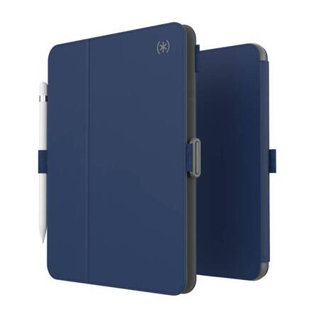 Speck Balance Folio – Case for iPad 10.9 (2022) with MICROBAN (Arcadia Navy/Moody Grey)