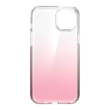 Speck Presidio Perfect-Clear + Ombre - Etui iPhone 14 Max z powłoką MICROBAN (Clear / Vintage Rose Fade)