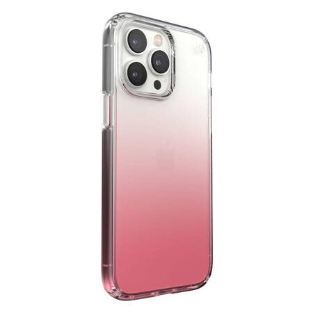 Speck Presidio Perfect-Clear + Ombre - Etui iPhone 14 Pro Max z powłoką MICROBAN (Clear / Vintage Rose Fade)