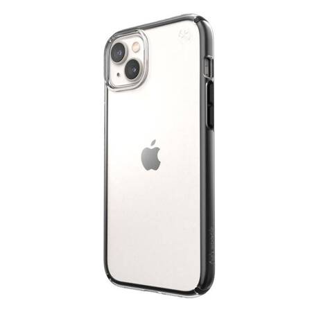 Speck Presidio Perfect-Clear with Impact Geometry - Etui iPhone 14 Max z powłoką MICROBAN (Clear / Black)