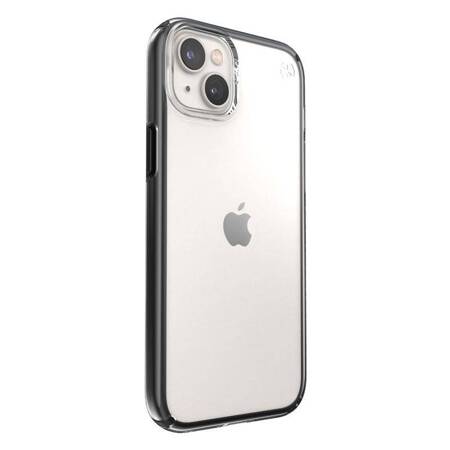 Speck Presidio Perfect-Clear with Impact Geometry - Etui iPhone 14 Max z powłoką MICROBAN (Clear / Black)