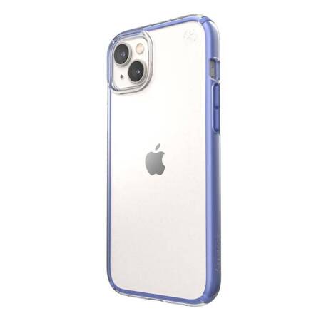 Speck Presidio Perfect-Clear with Impact Geometry - Etui iPhone 14 Max z powłoką MICROBAN (Clear / Grounded Purple)