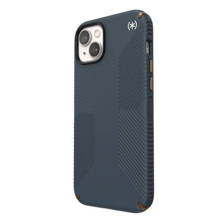 Speck Presidio2 Grip - Etui iPhone 14 Max z powłoką MICROBAN (Charcoal / Cool Bronze / Slate)