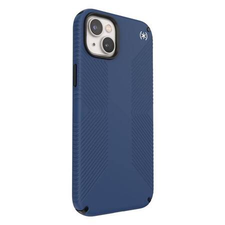 Speck Presidio2 Grip - Etui iPhone 14 Max z powłoką MICROBAN (Coastal Blue / Black / White)