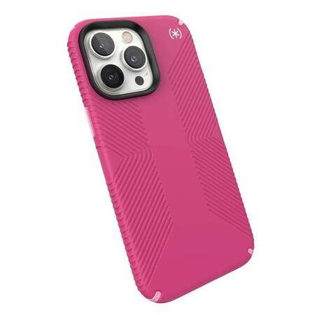 Speck Presidio2 Grip - Etui iPhone 14 Pro Max z powłoką MICROBAN (Digitalpink / Blossompink / White)