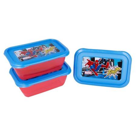Spiderman - A set of food containers 540ml (3 pcs.)