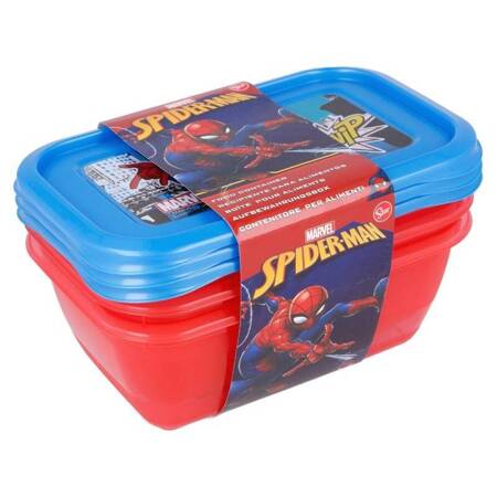 Spiderman - A set of food containers 540ml (3 pcs.)