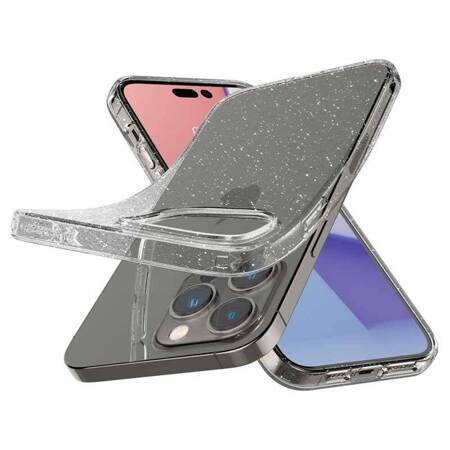 Spigen Liquid Crystal Glitter - Etui do Apple iPhone 14 Pro (Przezroczysty)