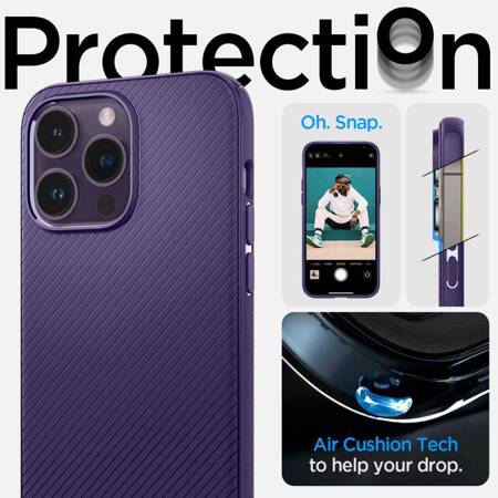 Spigen Mag Armor - Case for iPhone 14 Pro Max (Deep Purple)