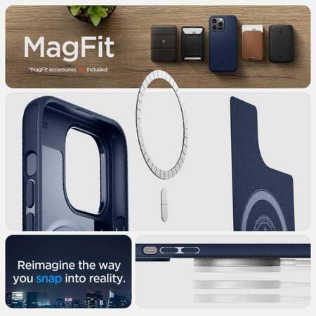 Spigen Mag Armor – Etui do Apple iPhone 14 Pro Max (Granatowy)