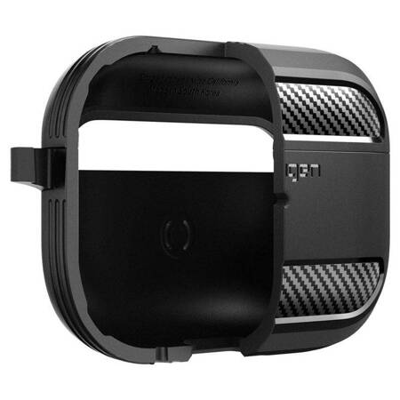 Spigen Rugged Armor - Case for Apple AirPods Pro 1 / 2 (Black)