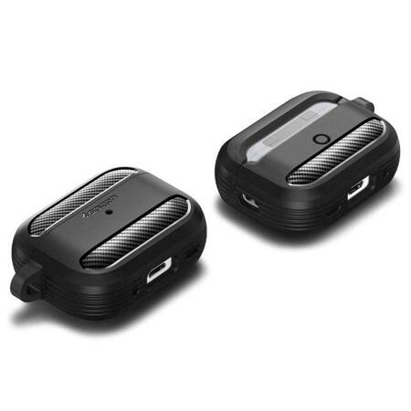 Spigen Rugged Armor - Case for Apple AirPods Pro 1 / 2 (Black)