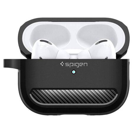 Spigen Rugged Armor - Case for Apple AirPods Pro 1 / 2 (Black)