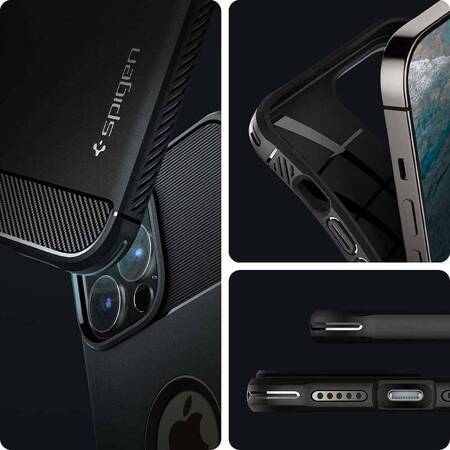 Spigen Rugged Armor - Case for iPhone 13 Pro Case (Black)