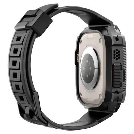 Spigen Rugged Armor Pro Case – Band with case for Apple Watch Ultra 49 mm (Black)