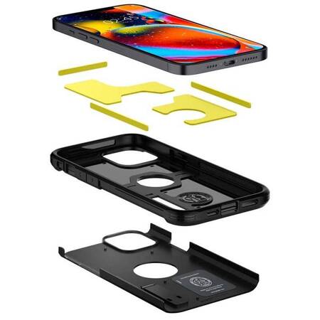 Spigen Tough Armor - Case for iPhone 12 / iPhone 12 Pro (Black)