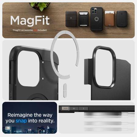 Spigen Tough Armor MagFit - Case for iPhone 14 Pro Max MagSafe (Black)