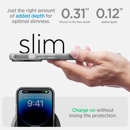 Spigen Ultra Hybrid Mag MagSafe - Case for iPhone 14 Pro Max (Frost Black)