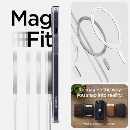 Spigen Ultra Hybrid Mag MagSafe – Etui do Apple iPhone 14 Plus (Czarny)