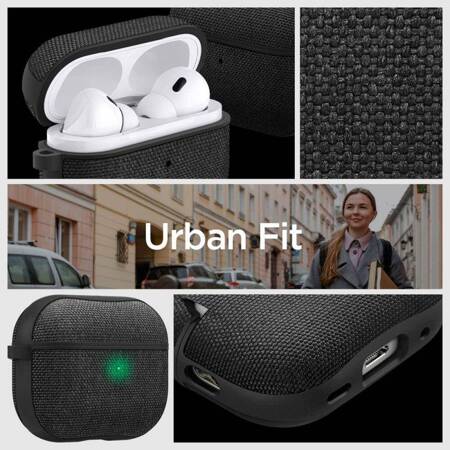 Spigen Urban Fit - Case for Apple Airpods Pro 1 / 2 (Black)